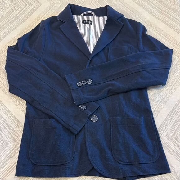 Il Gufo Boys Navy Blue Cotton Blazer - Multiple Sizes - Picture 1 of 7